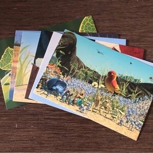 Disney Pixar Movie Postcards: A Bug's Life 6 pack.